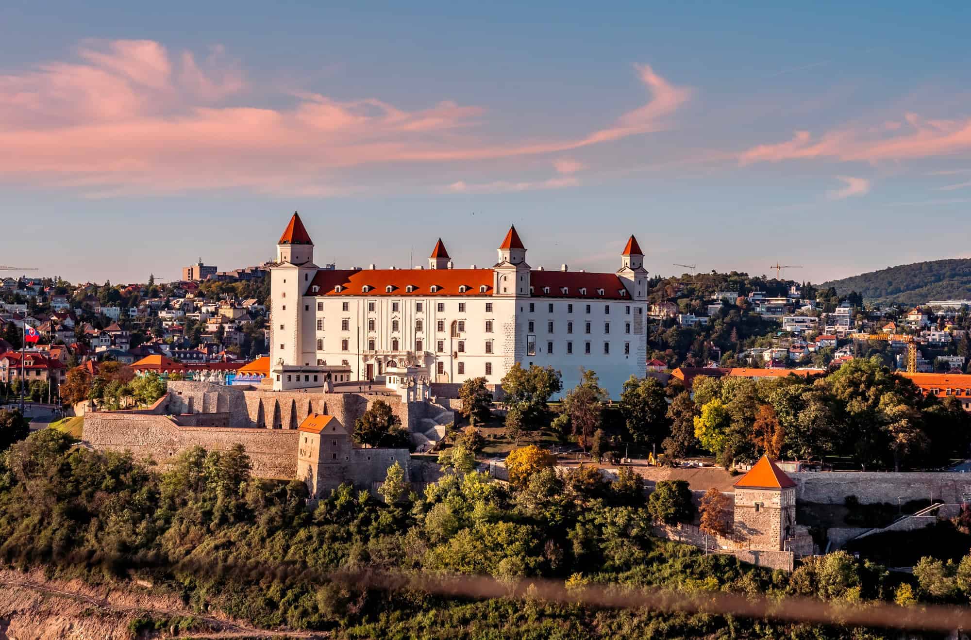 Beautiful shot of Bratislava Castle in Slovakia