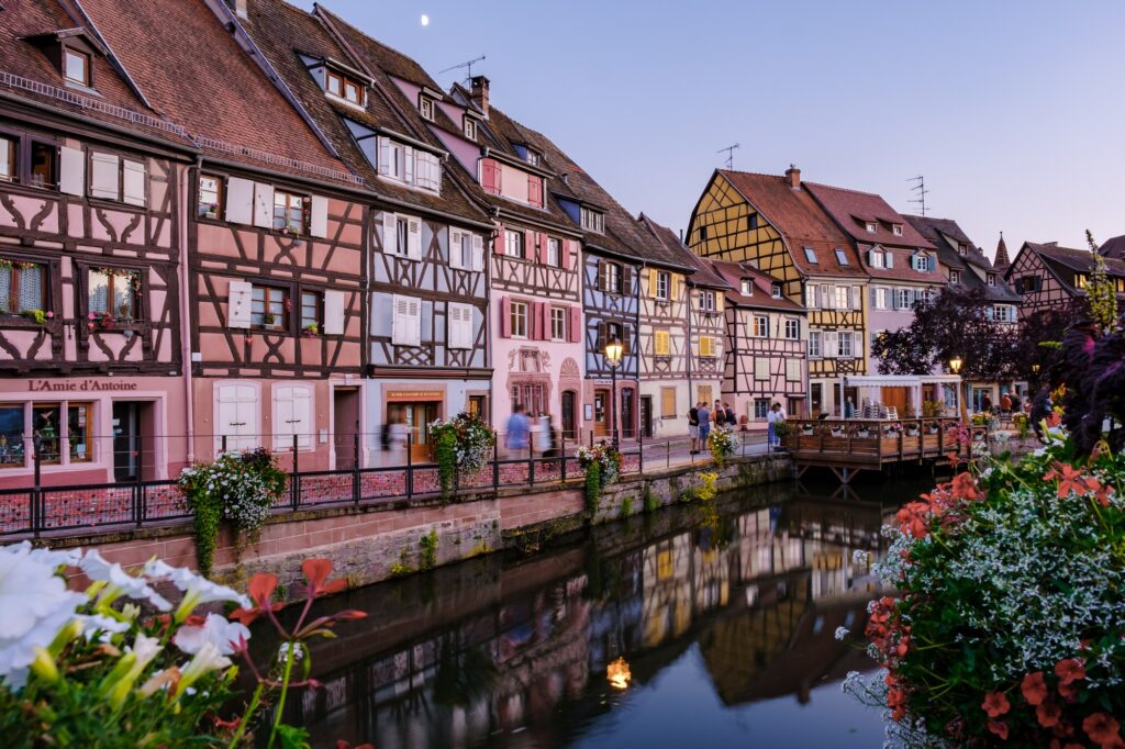 Beautiful view of colorful romantic city Colmar, France, Alsace, best places to visit in France