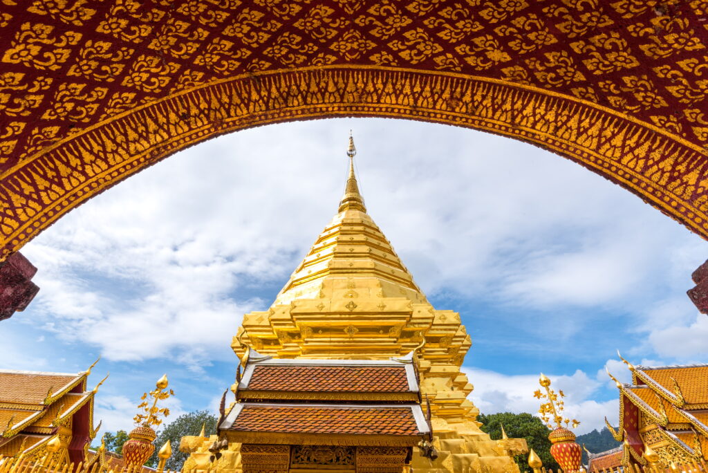 Buddhist Temple of Wat Phrathat Doi Suthep in Chiang Mai, Thailand, best digital nomad spots