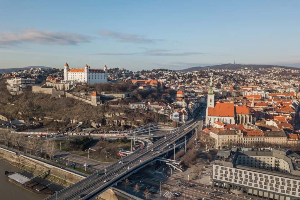 Cityscape of Bratislava, best places to visit in slovakia