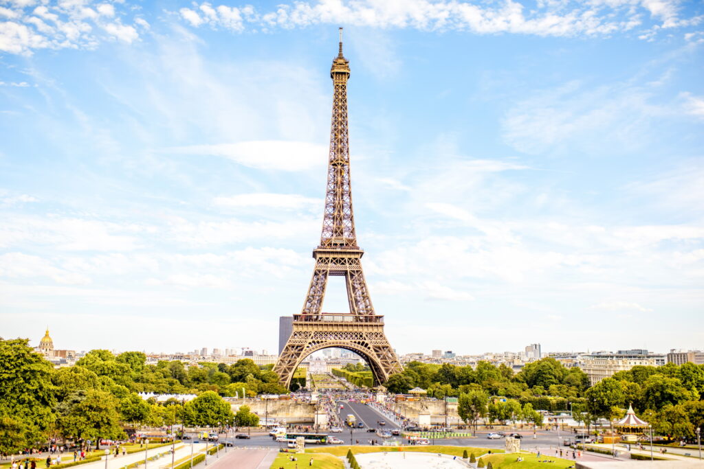 Eiffel tower in Paris