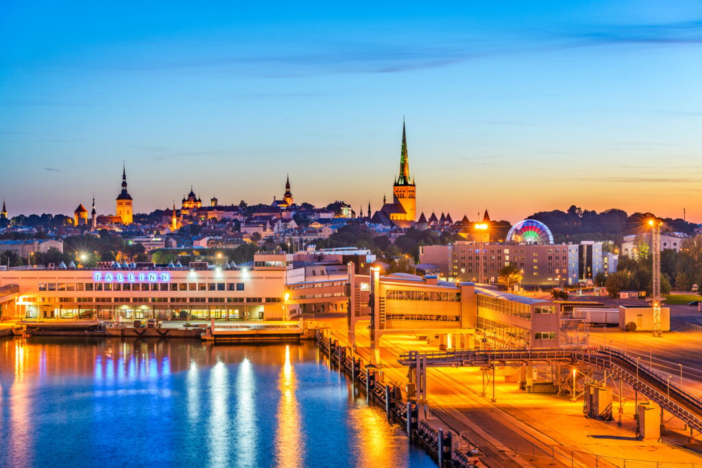 Tallinn, Estonia Skyline