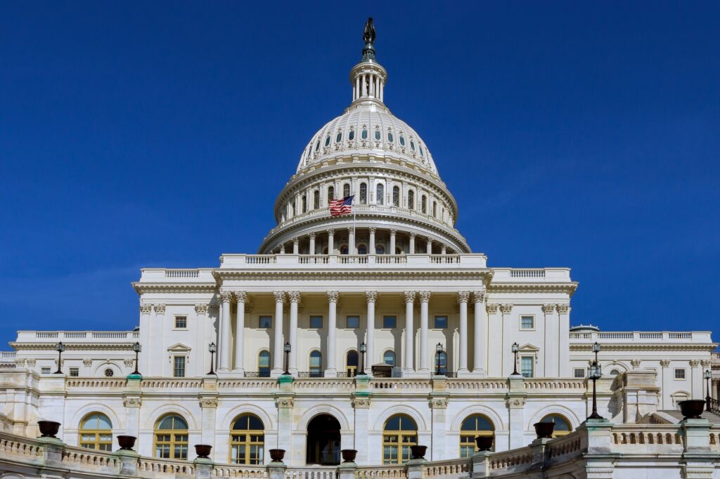 The United States Capitol in Washington, DC., best places to visit in the usa