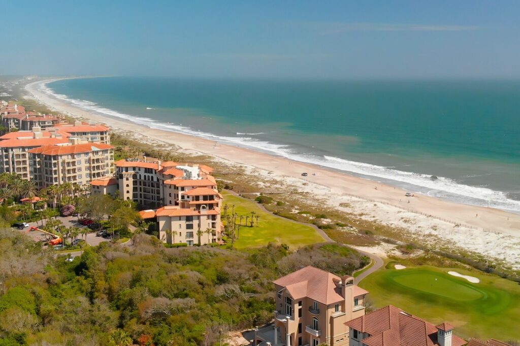 Shoreline of Amelia Island, Florida