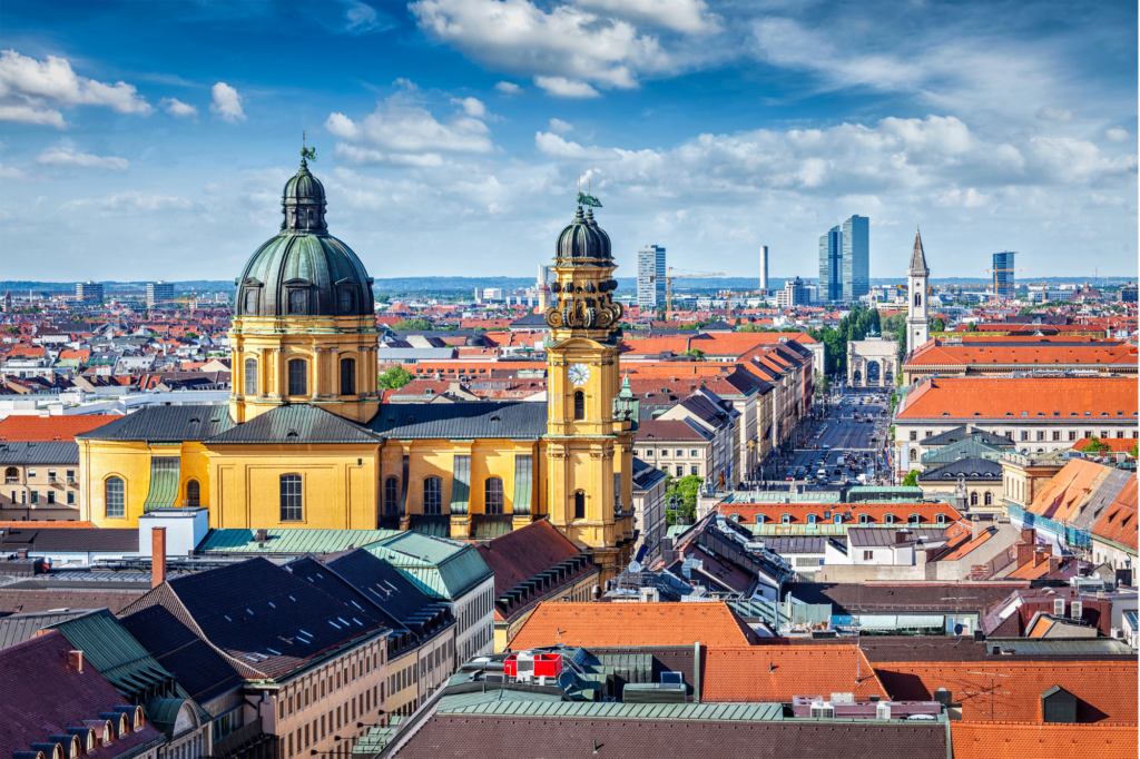 Munich, Germany cityscape.