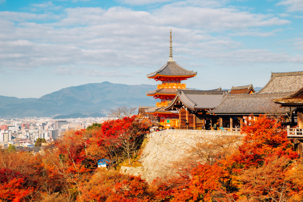 Beautiful landscape of Kyoto, Japan.