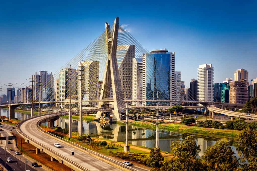 Sao Paulo city skyline