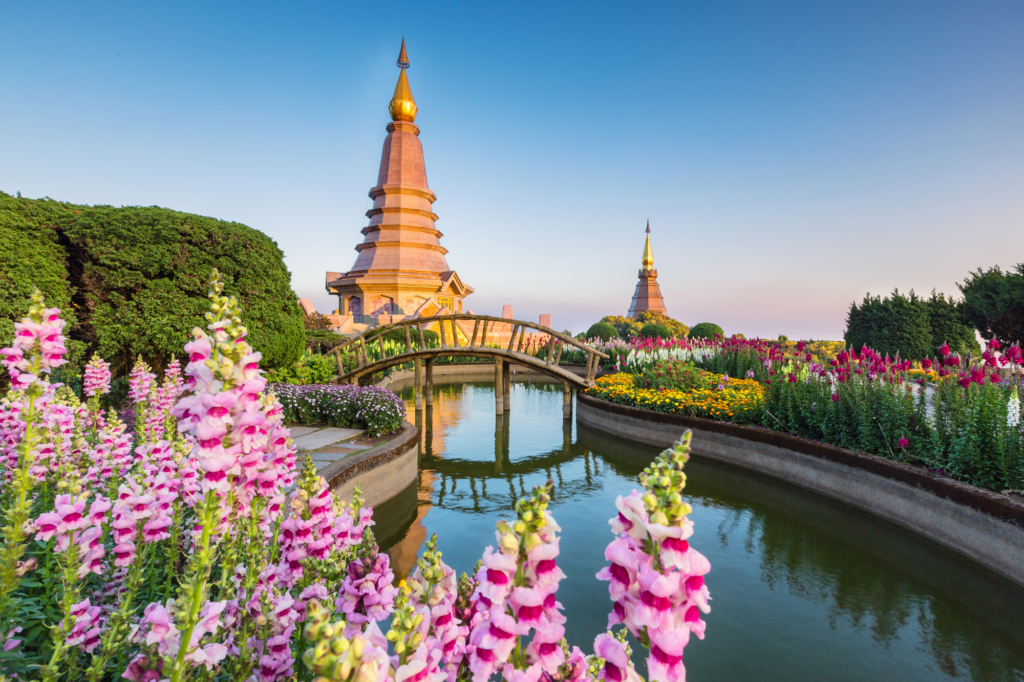 Beautiful landscape in Chiang Mai.